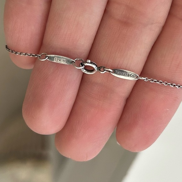 Tiffany & Co. Silver Necklace Elsa Peretti Eternal Circle Necklace - Picture 3 of 4